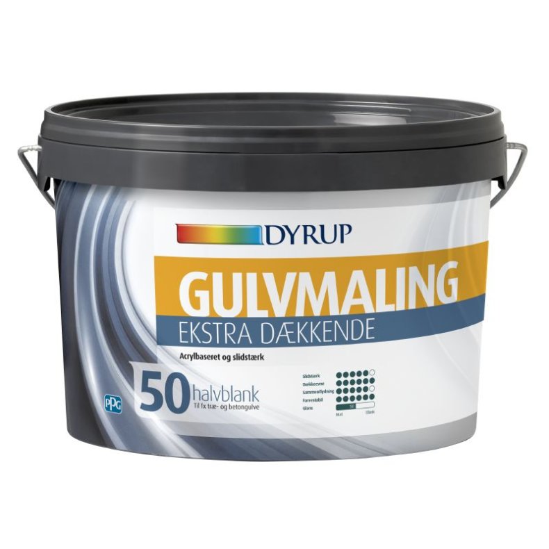 Dyrup Gulvmaling Ekstra Dkkende Vand 50