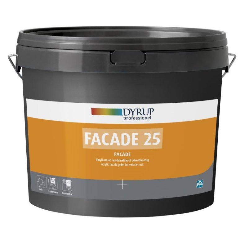 Dyrup Acryl facademaling 25 Tonet